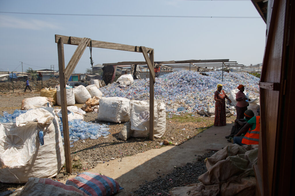Environment360 recycling site at Tema, Ghana