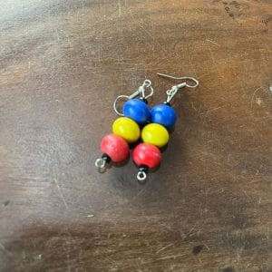 Handmade eco-friendly earrings