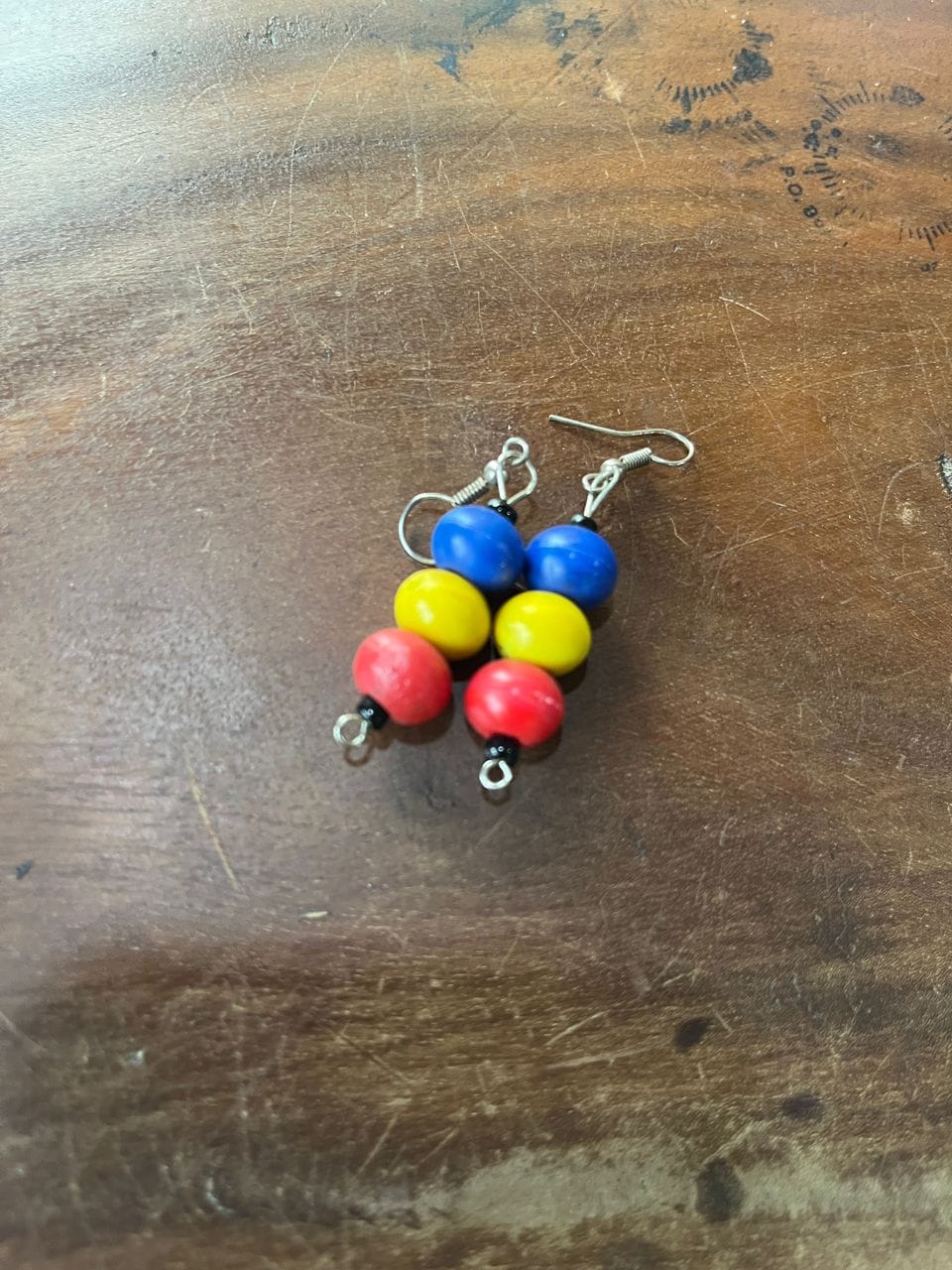 Handmade eco-friendly earrings