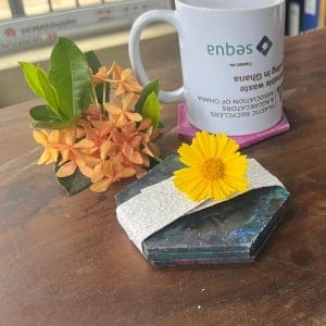 eco-friendly square drink coaster made in Ghana